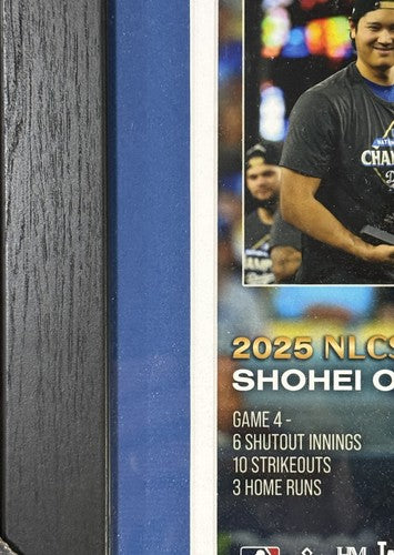 Shohei Ohtani 2025 Nlcs Mvp Game 4 10ks 3HR Highland Mint Champs Framed Photo LE