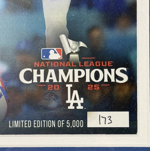 Shohei Ohtani 2025 Nlcs Mvp Game 4 10ks 3HR Highland Mint Champs Framed Photo LE