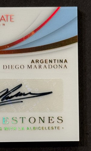 2018 /19 Immaculate Soccer Gold Diego Maradona Argentina Mint AUTO 1/10 Panini