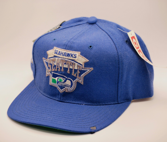 Vintage CCM Seattle Seahawks Snapback Hat Classic Team NFL Collection Rare