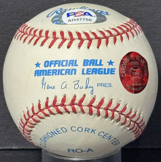 Don Larsen Signed Official AL Baseball 10 8 56 Auto PSA COA Yankees Perfect Game
