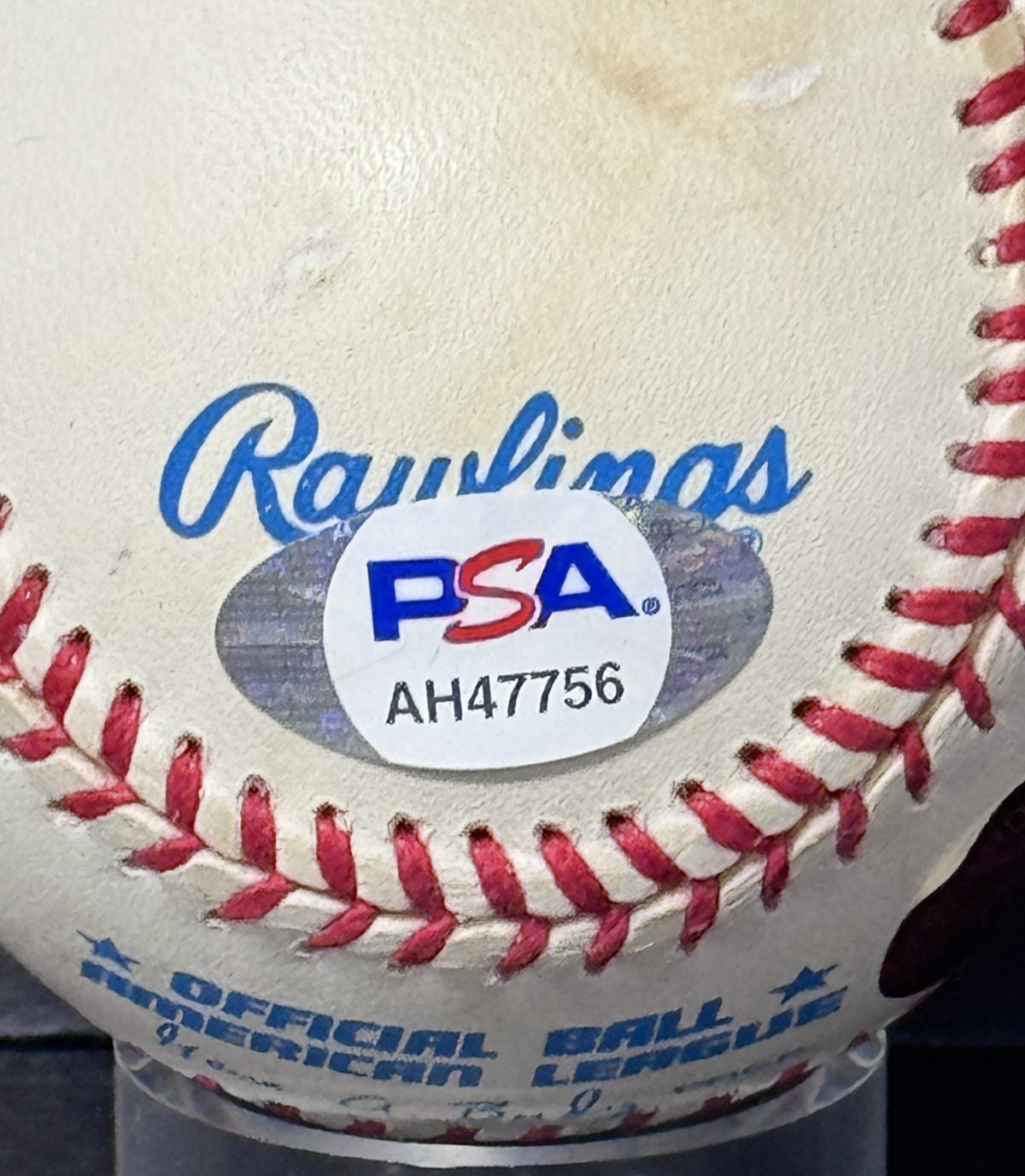 Don Larsen Signed Official AL Baseball 10 8 56 Auto PSA COA Yankees Perfect Game