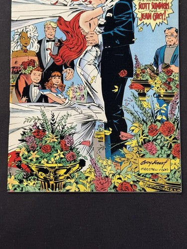 X-Men #30 KEY The Wedding of Scott Summers & Jean Grey Complete With Cards