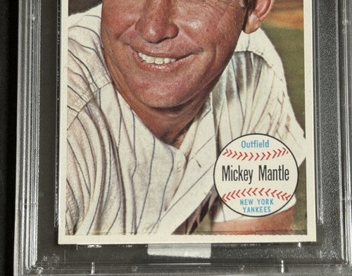 1964 Topps Giants # 25 Mickey Mantle PSA 8 NM - Mint Centered Beauty HOF Yankees