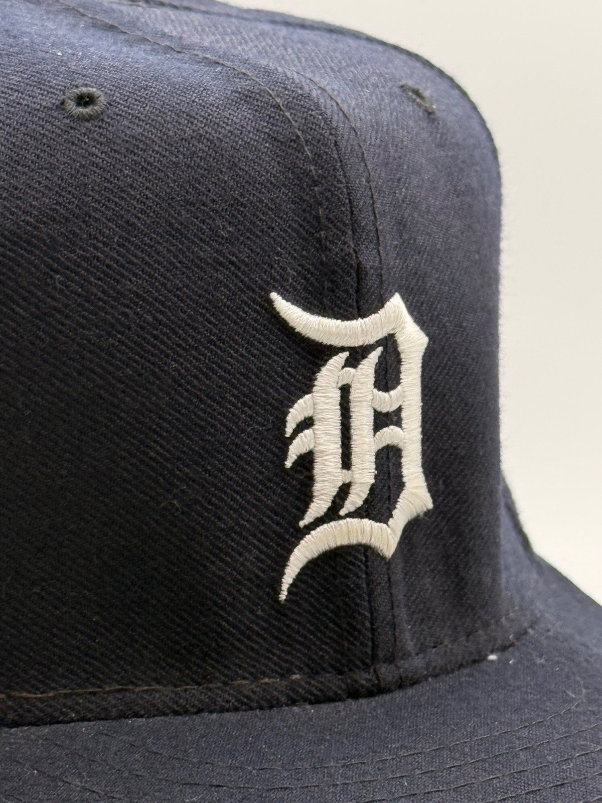 New Era 5950 Detroit Tigers Diamond Collection Vintage Fitted Hat Size 7 3/8