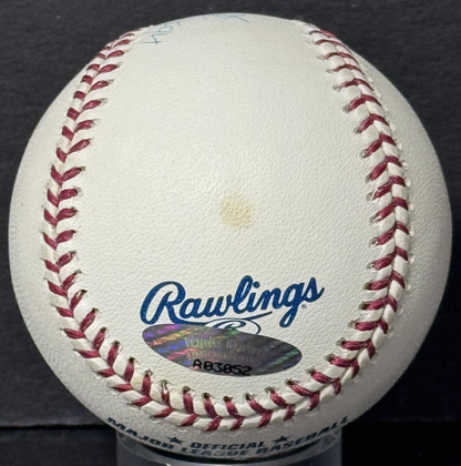Phil Rizzuto Signed Official MLB Baseball HOF 94 Auto Triple Crown COA Yankees