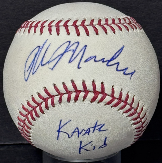 Ralph Macchio Signed Official MLB Baseball Karate Kid Auto PSA COA