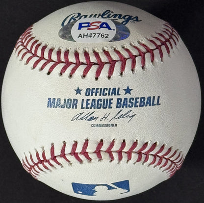 Ralph Macchio Signed Official MLB Baseball Karate Kid Auto PSA COA