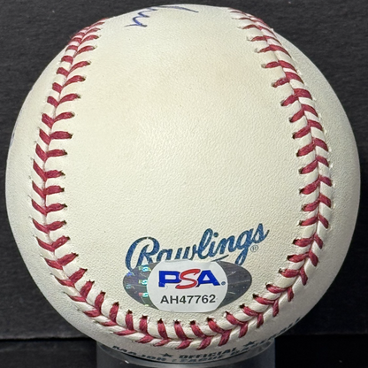 Ralph Macchio Signed Official MLB Baseball Karate Kid Auto PSA COA