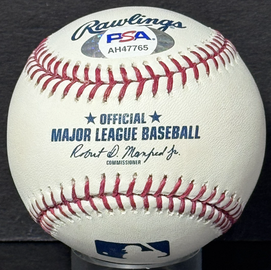 Ralph Macchio Signed Official MLB Baseball Daniel San Auto PSA COA Karate Kid
