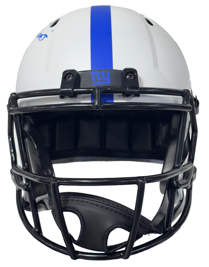 Lawrence Taylor Signed Lunar Speed Replica Helmet D Goat Auto BAS COA Giants HOF