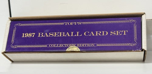1987 Topps Tiffany Collectors Edition Baseball Complete Set Factory Sealed Bonds