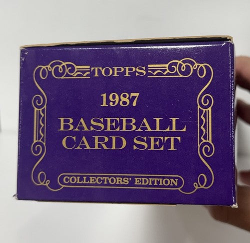 1987 Topps Tiffany Collectors Edition Baseball Complete Set Factory Sealed Bonds