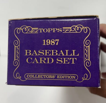 1987 Topps Tiffany Collectors Edition Baseball Complete Set Factory Sealed Bonds