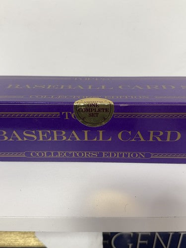 1987 Topps Tiffany Collectors Edition Baseball Complete Set Factory Sealed Bonds