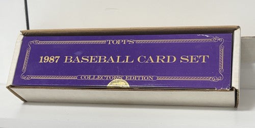 1987 Topps Tiffany Collectors Edition Baseball Complete Set Factory Sealed Bonds