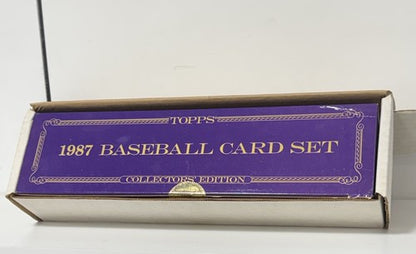 1987 Topps Tiffany Collectors Edition Baseball Complete Set Factory Sealed Bonds