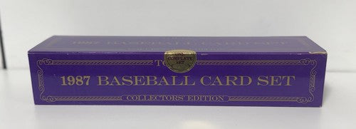 1987 Topps Tiffany Collectors Edition Baseball Complete Set Factory Sealed Bonds
