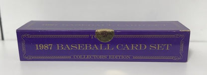 1987 Topps Tiffany Collectors Edition Baseball Complete Set Factory Sealed Bonds