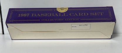1987 Topps Tiffany Collectors Edition Baseball Complete Set Factory Sealed Bonds