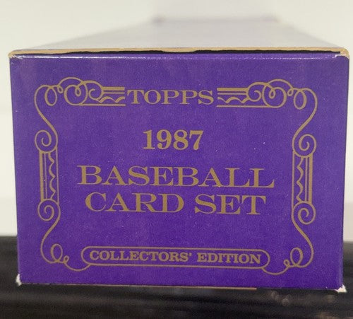 1987 Topps Tiffany Collectors Edition Baseball Complete Set Factory Sealed Bonds