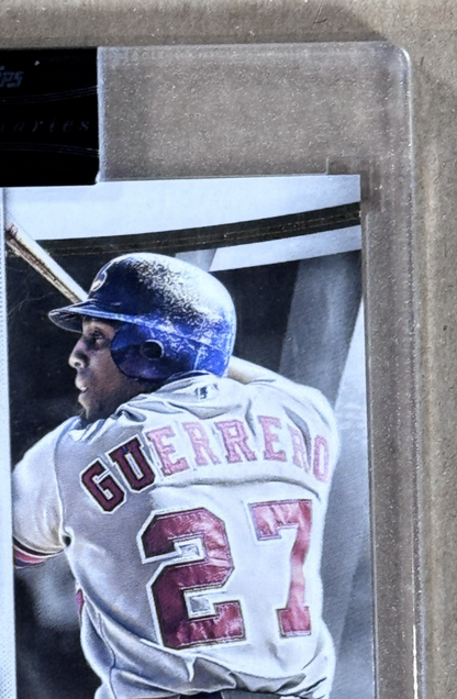 2021 Topps Luminaries Vladimir Guerrero Home Run Kings Auto /15 Encased Expos