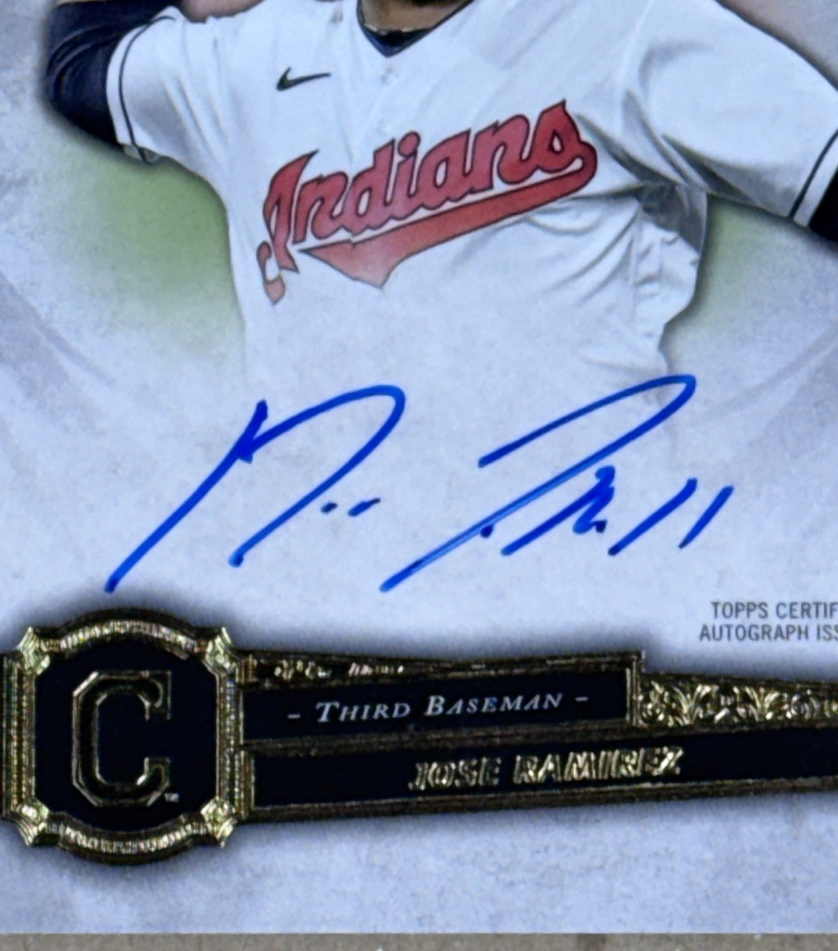 2021 Topps Five Star Jose Ramirez Auto #FSA-JR Cleveland Guardians