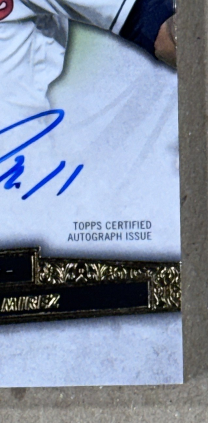 2021 Topps Five Star Jose Ramirez Auto #FSA-JR Cleveland Guardians