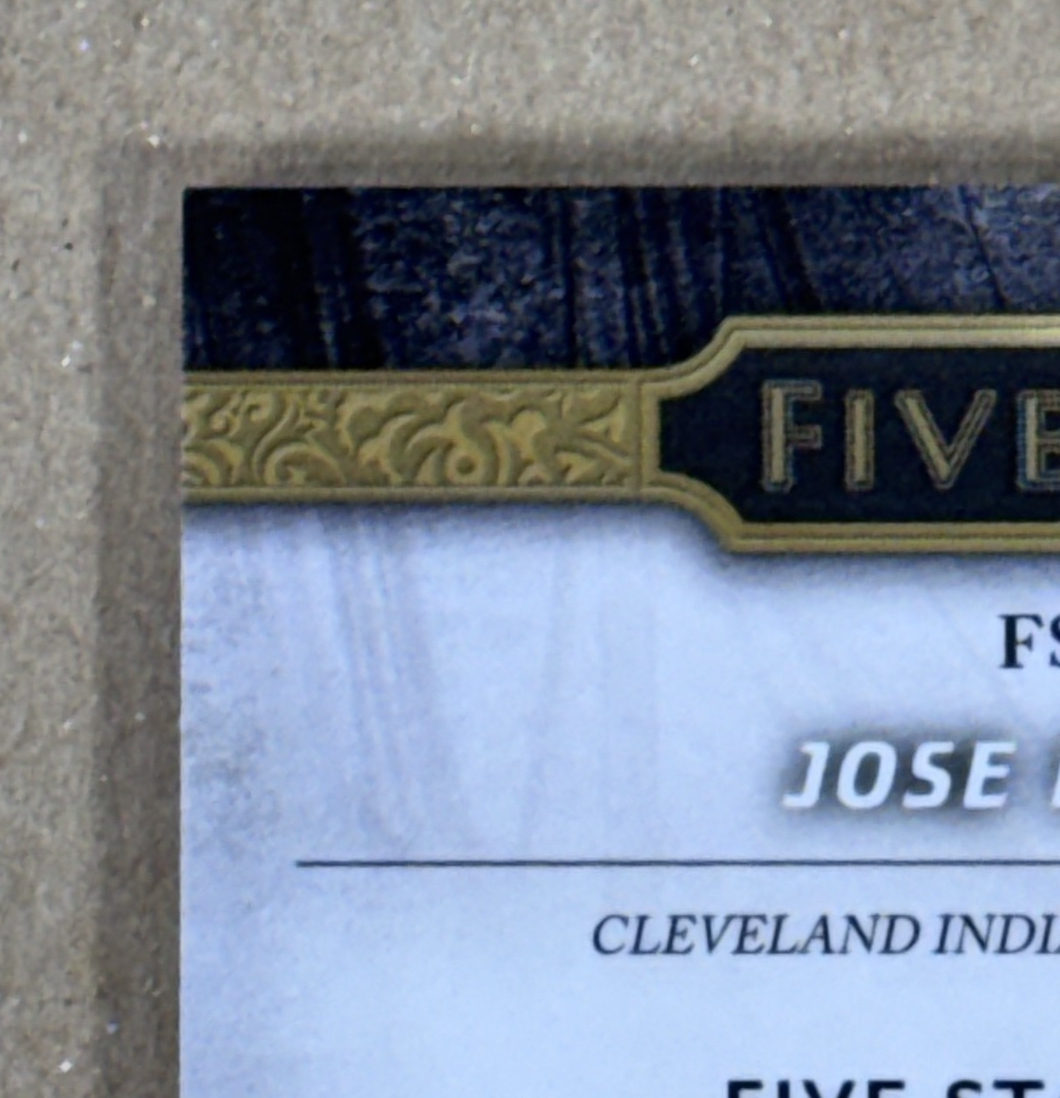 2021 Topps Five Star Jose Ramirez Auto #FSA-JR Cleveland Guardians