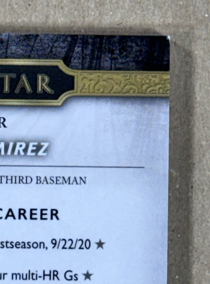2021 Topps Five Star Jose Ramirez Auto #FSA-JR Cleveland Guardians
