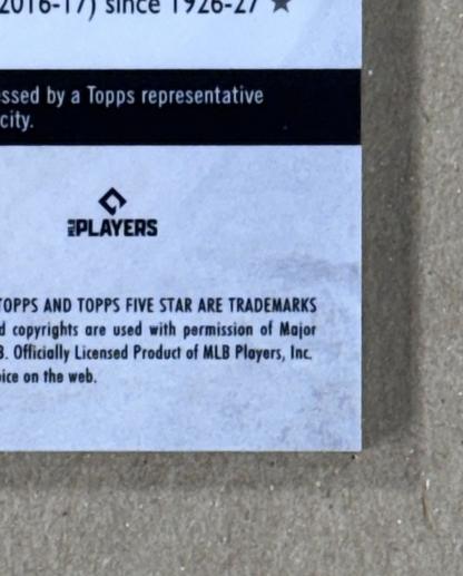 2021 Topps Five Star Jose Ramirez Auto #FSA-JR Cleveland Guardians