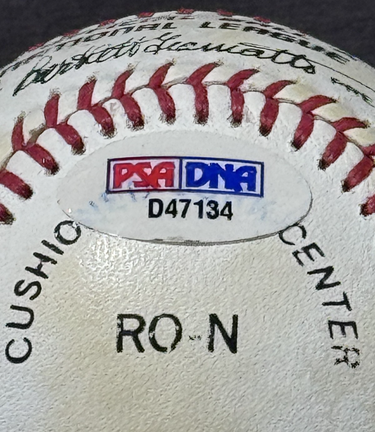 Carl Hubbell Signed Official NL Baseball Auto PSA COA NY Giants HOF