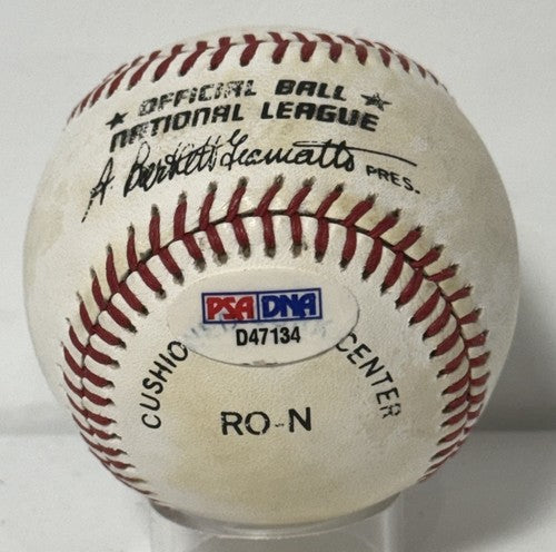 Carl Hubbell Signed Official NL Baseball Auto PSA COA NY Giants HOF