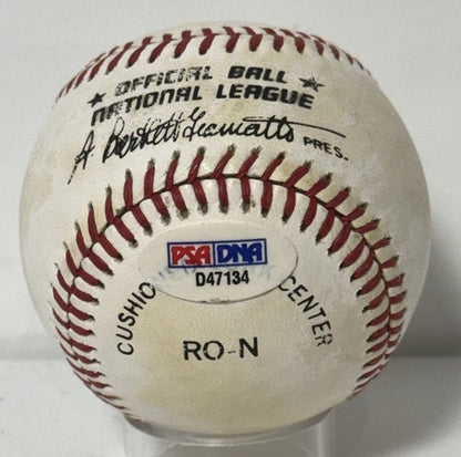 Carl Hubbell Signed Official NL Baseball Auto PSA COA NY Giants HOF