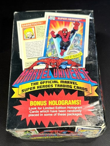 1990 Marvel Universe Series 1 Trading Cards Factory Sealed Box 36 Packs Impel