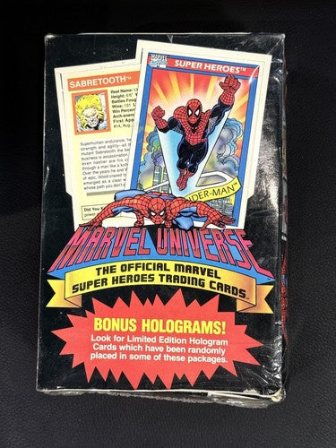 1990 Marvel Universe Series 1 Trading Cards Factory Sealed Box 36 Packs Impel