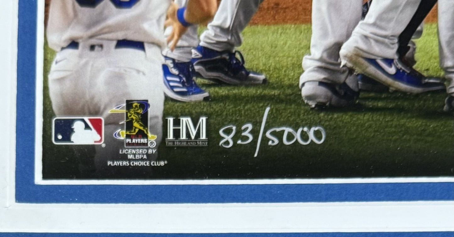 Los Angeles Dodgers 2020 World Series Champions LE Highland Mint Framed Photo