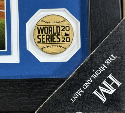 Los Angeles Dodgers 2020 World Series Champions LE Highland Mint Framed Photo