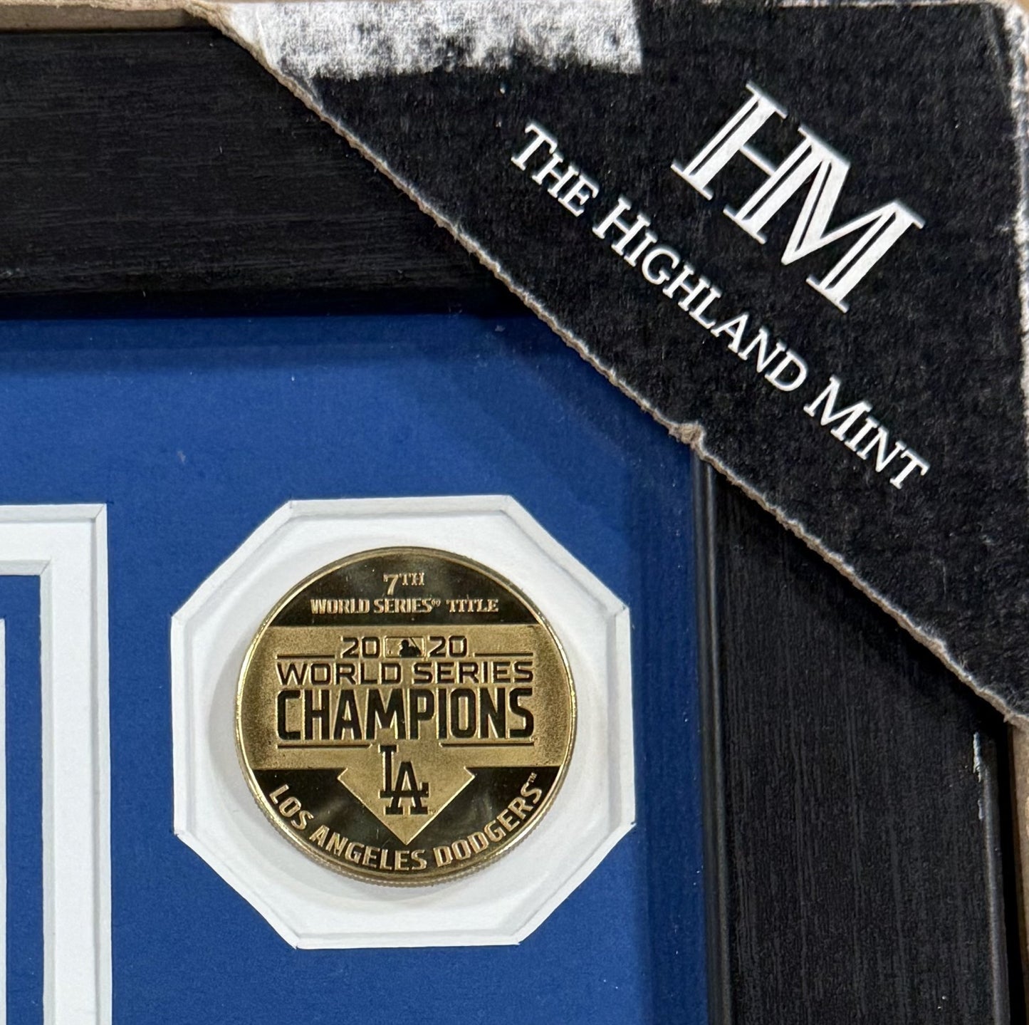 Los Angeles Dodgers 2020 World Series Champions LE Highland Mint Framed Photo