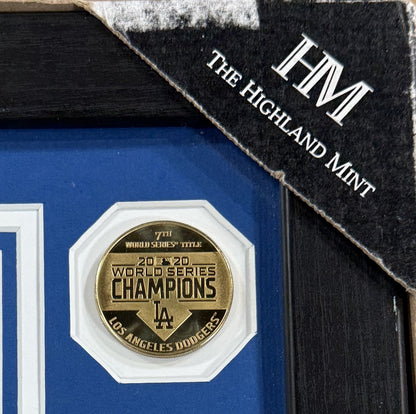 Los Angeles Dodgers 2020 World Series Champions LE Highland Mint Framed Photo