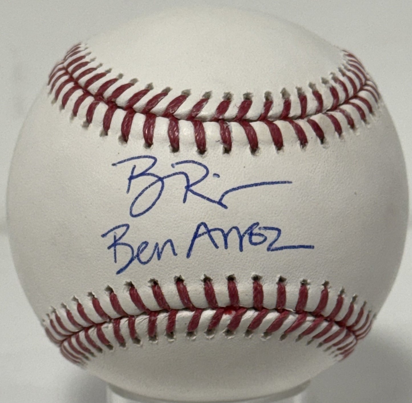 Ben Rice Signed Official MLB Baseball Ben Arroz Auto Steiner CX COA NY Yankees