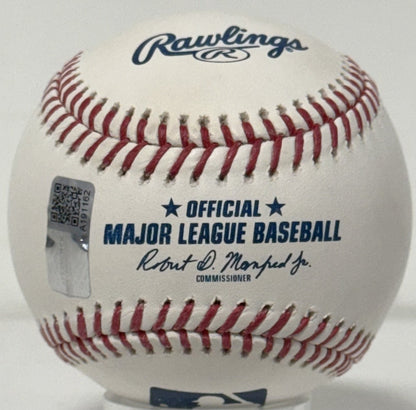 Ben Rice Signed Official MLB Baseball Ben Arroz Auto Steiner CX COA NY Yankees