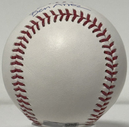 Ben Rice Signed Official MLB Baseball Ben Arroz Auto Steiner CX COA NY Yankees