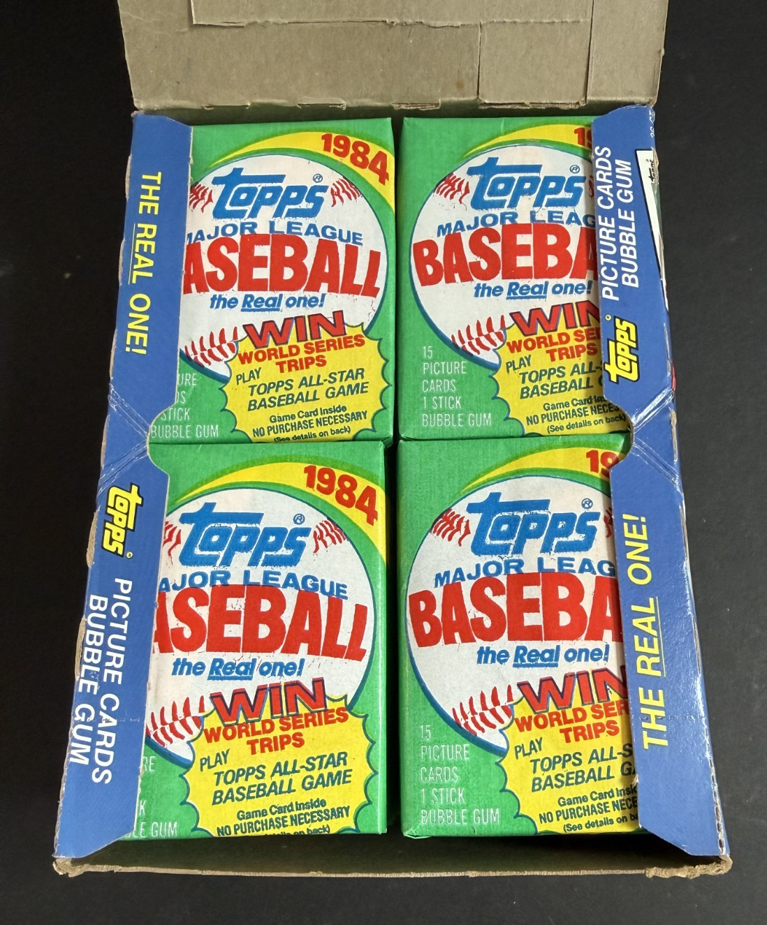 1984 Topps Baseball Wax Box FASC From a Sealed Case Don Mattingly Rc
