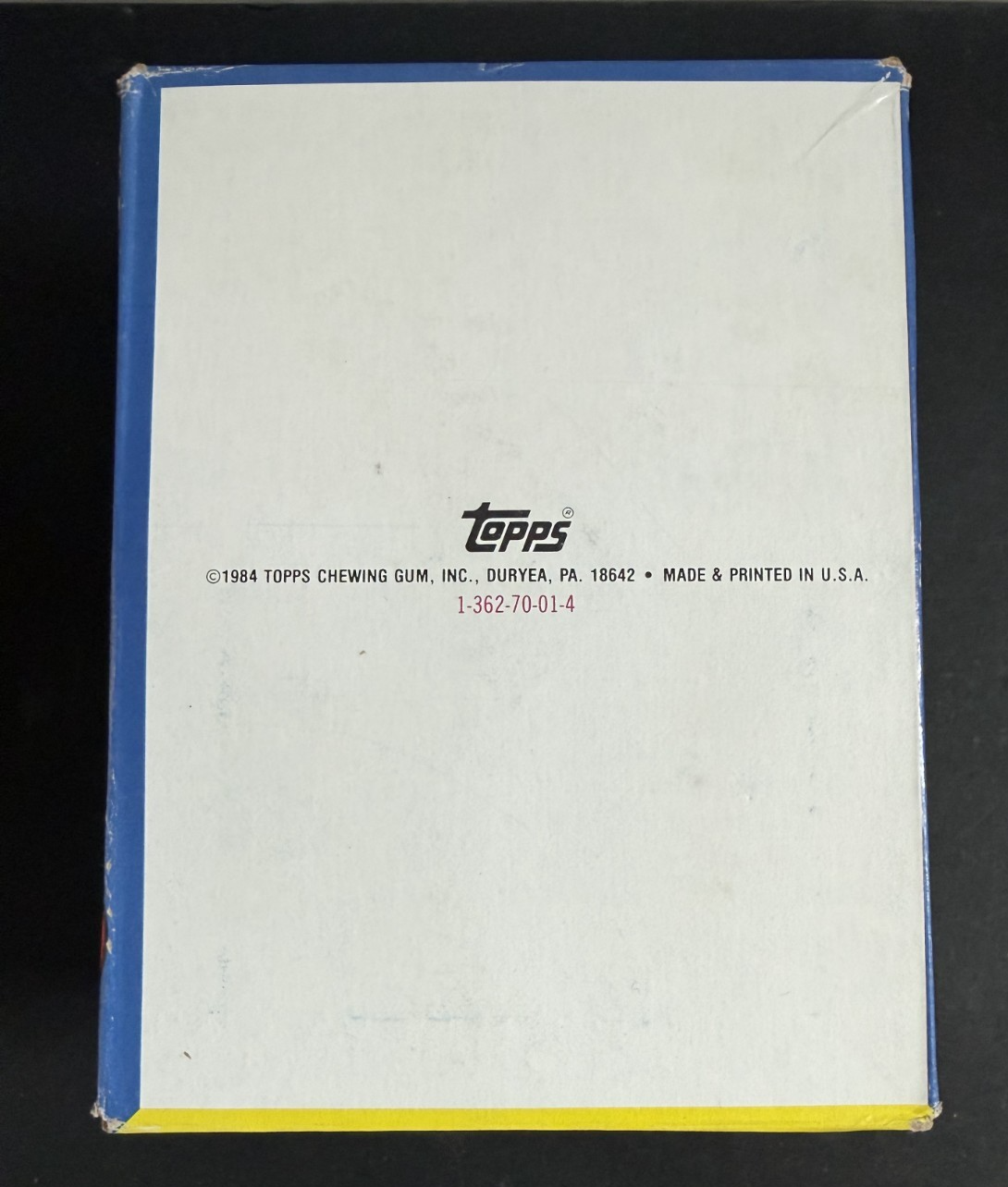 1984 Topps Baseball Wax Box FASC From a Sealed Case Don Mattingly Rc