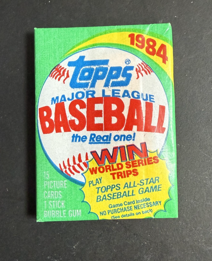 1984 Topps Baseball Wax Box FASC From a Sealed Case Don Mattingly Rc