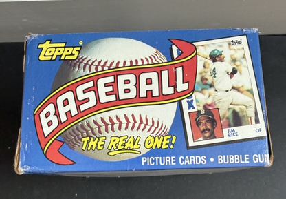 1984 Topps Baseball Wax Box FASC From a Sealed Case Don Mattingly Rc