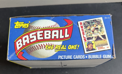1984 Topps Baseball Wax Box FASC From a Sealed Case Don Mattingly Rc