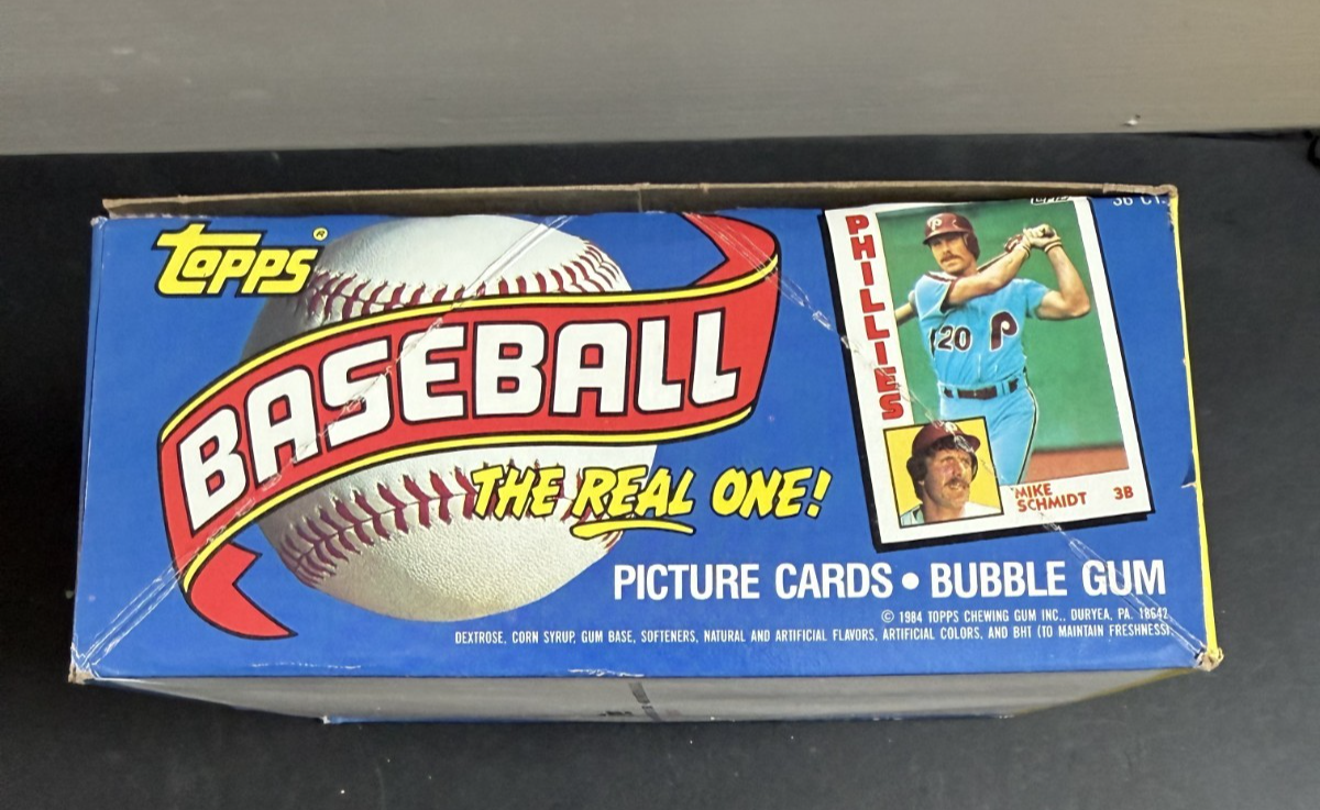 1984 Topps Baseball Wax Box FASC From a Sealed Case Don Mattingly Rc