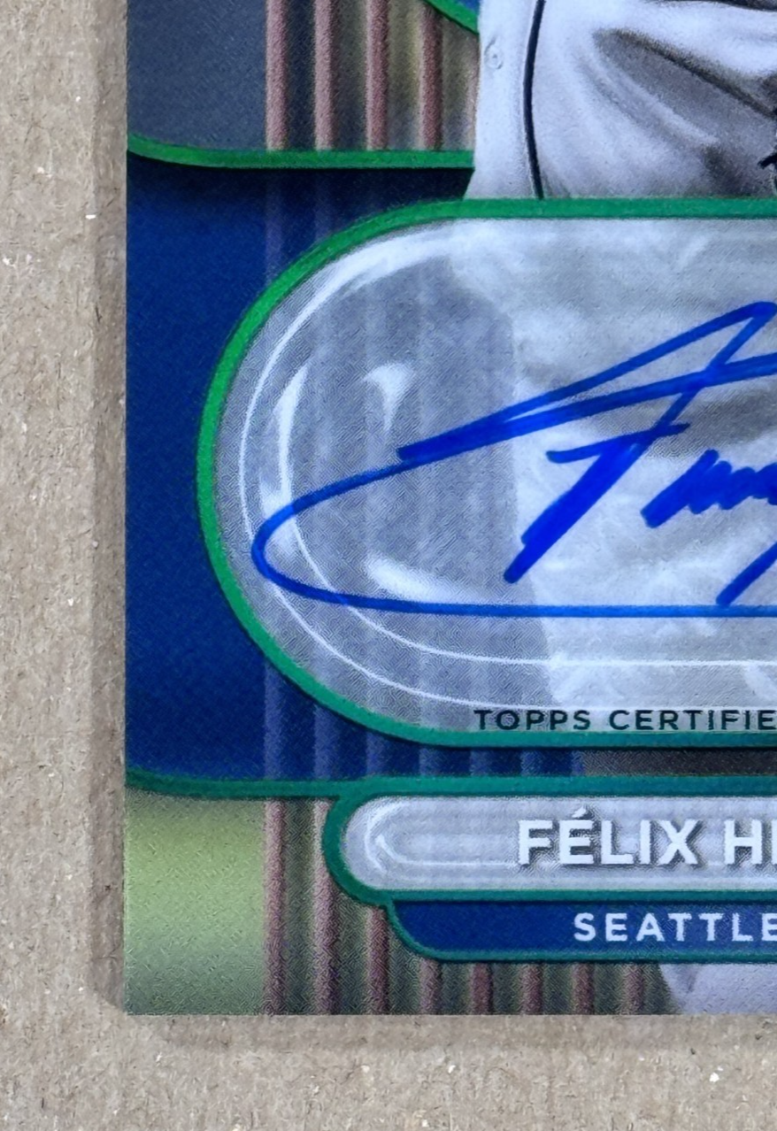 2024 Topps Tribute Felix Hernandez Auto /99 #TA-FHE Seattle Mariners Mint